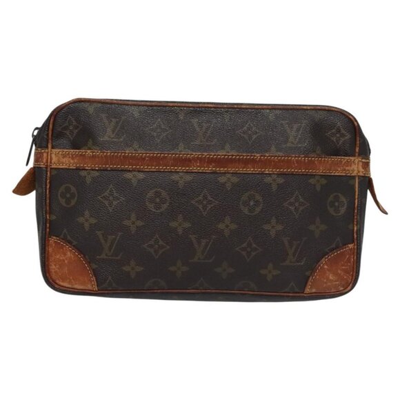 LOUIS VUITTON Monogram Compiegne 28 Clutch Bag M51845 LV Auth fm4473 - Picture 13 of 16